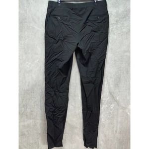 3SIXTY5 Men's Black Wool Stretch Harbor Flat Front Dress Pants SZ 34